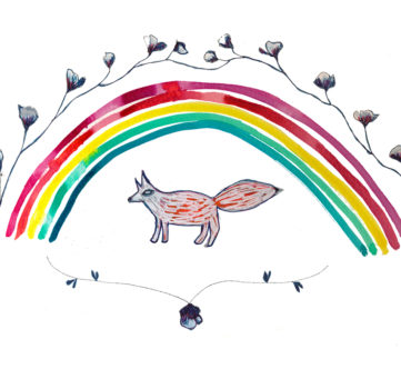 rainbow fox