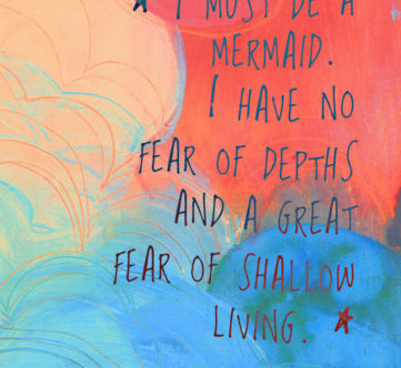 i must be a mermaid