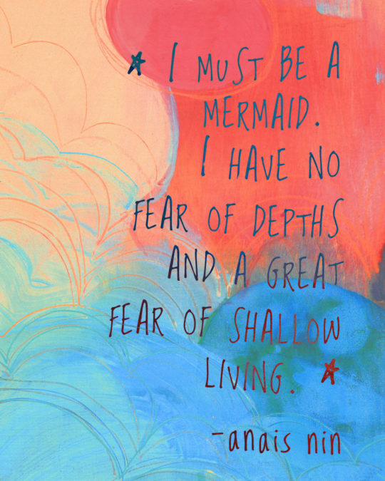 i must be a mermaid