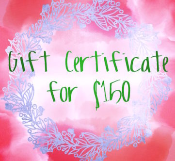 Gift Certificate $150