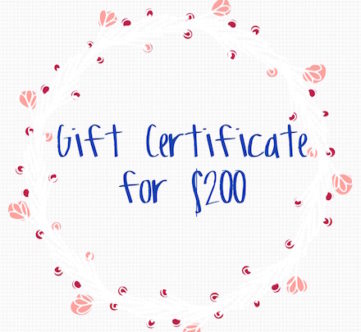 Gift Certificate $200